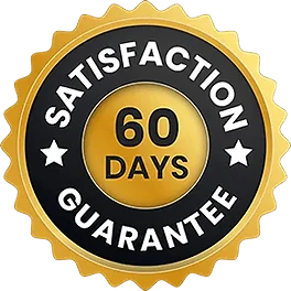 The sixty-day satisfaction promise seal
